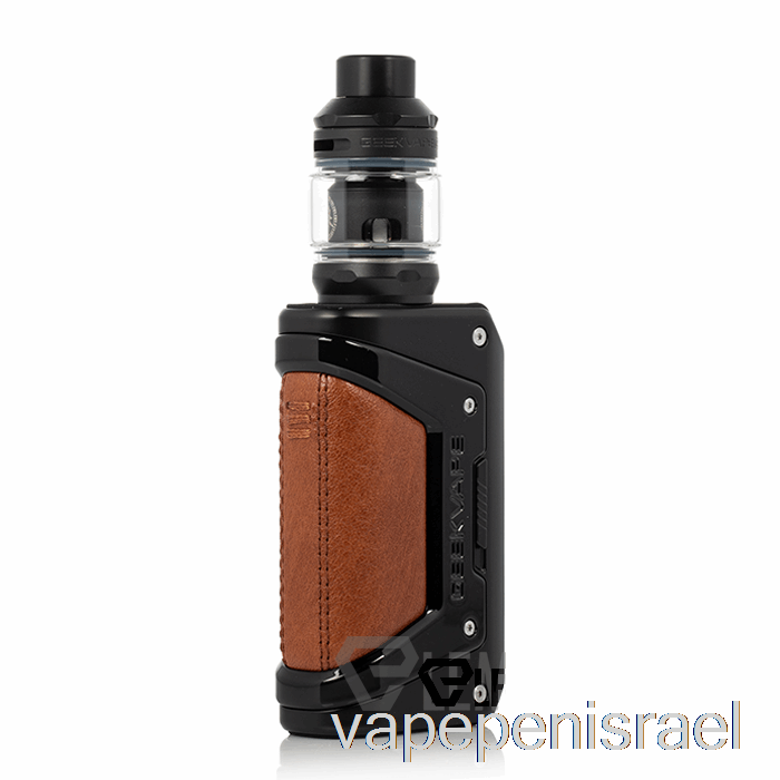 חד פעמי Vape Israel Geek Vape L200 Aegis Legend 2 ערכת התחלה 200w שחור (עם עור חום)